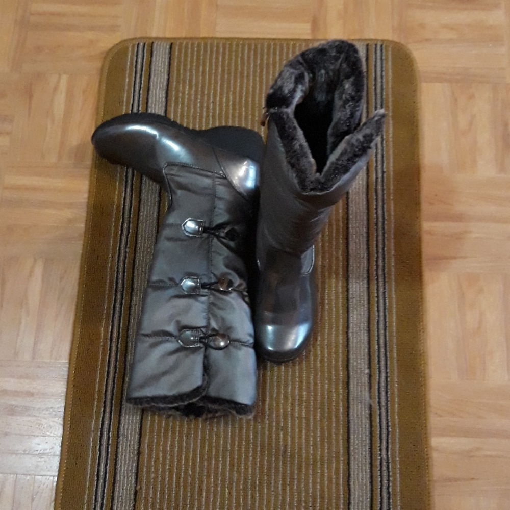 Khombu Long Insulated Winter Fur Lined  Boots